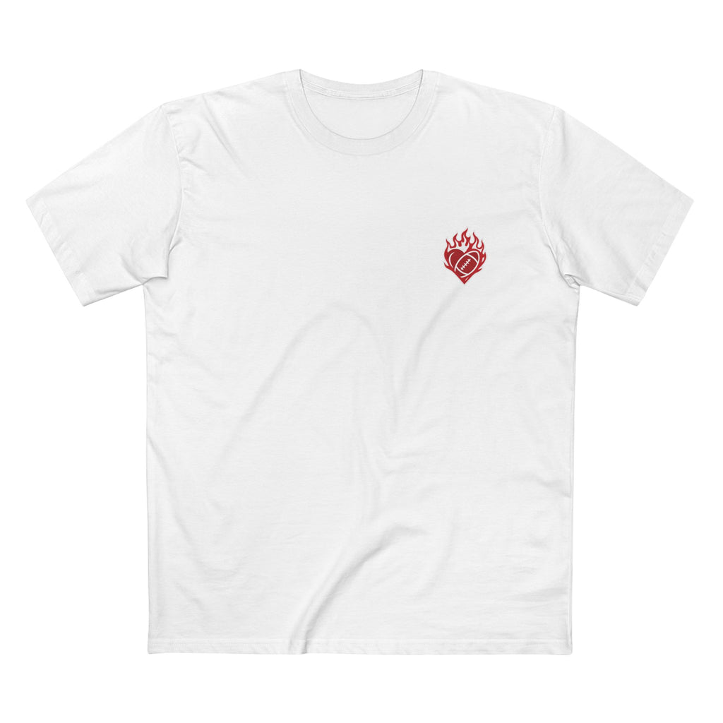 No pads. No Helmet. Just heart Bleachers Tee - Casual Wear